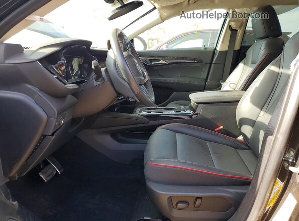 LRBFZPR45PD230973 2023 BUICK ENVISION Black Front interior view