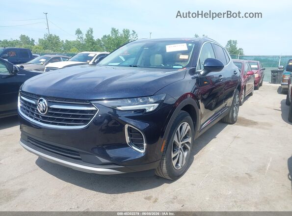 LRBFZPR46MD074566 2021 BUICK ENVISION Blue Front left