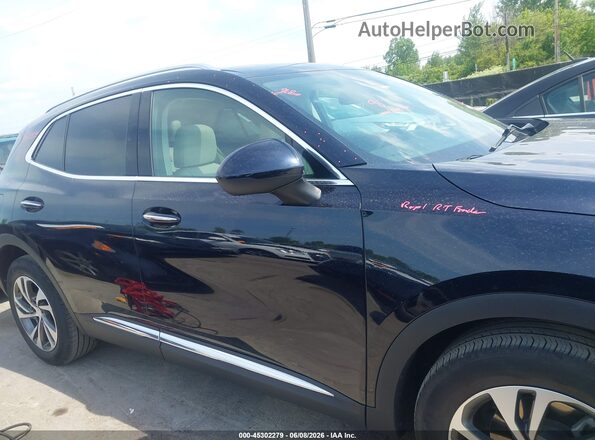 LRBFZPR46MD074566 2021 BUICK ENVISION Blue Rear interior view