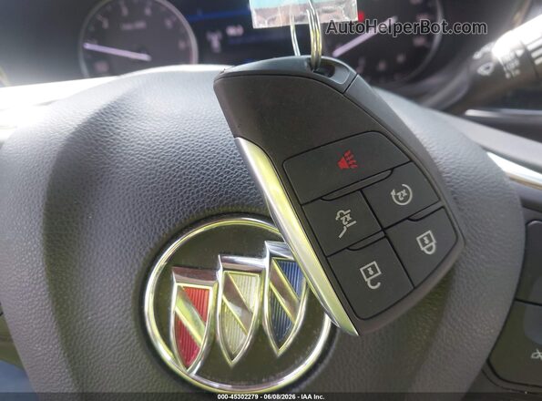 LRBFZPR46MD074566 2021 BUICK ENVISION Blue Dashboard view