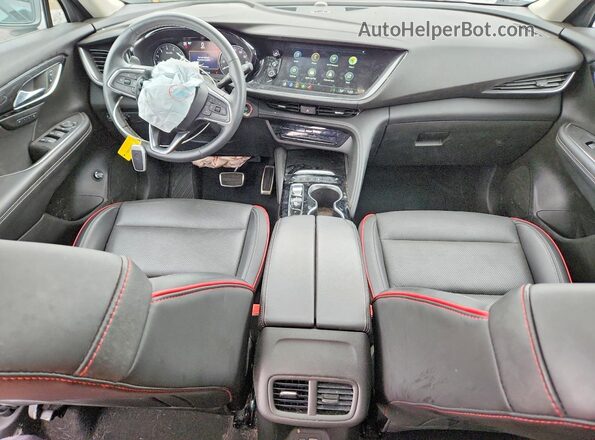 LRBFZPR47PD036624 2023 BUICK ENVISION White Առջևի վահանակի տեսք