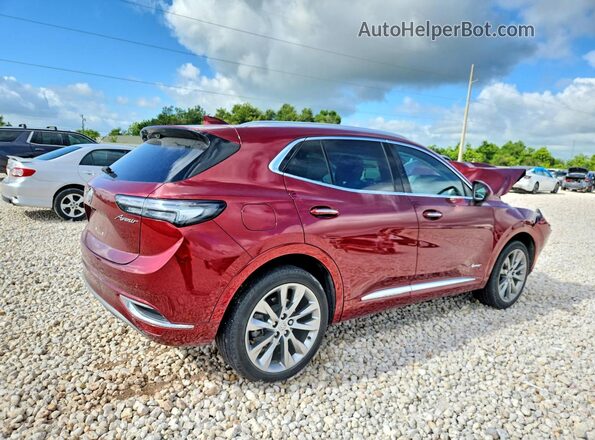 LRBFZRR43ND020767 2022 BUICK ENVISION Burgundy 