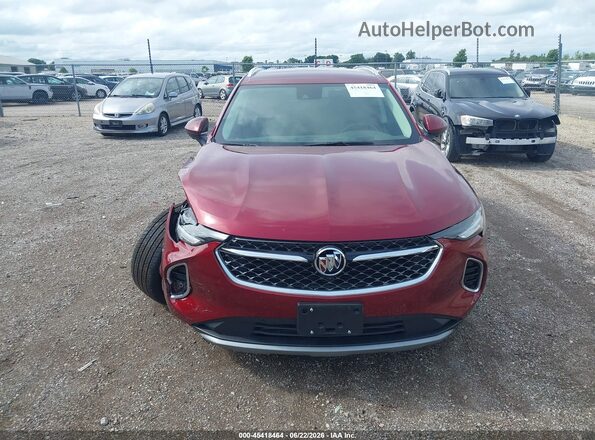 LRBFZRR49MD148039 2021 BUICK ENVISION Red Instrument cluster view