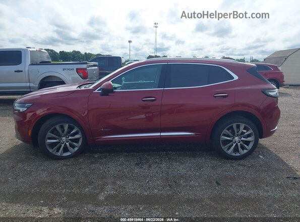 LRBFZRR49MD148039 2021 BUICK ENVISION Red 360 interior view