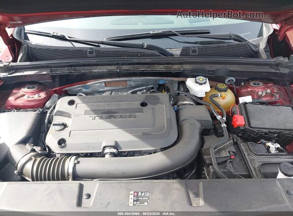 LRBFZRR49MD148039 2021 BUICK ENVISION Red Rear view