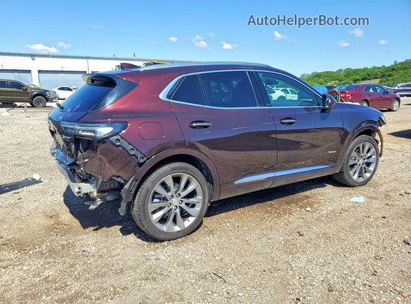 LRBFZSR46MD138379 2021 BUICK ENVISION Burgundy Rear right