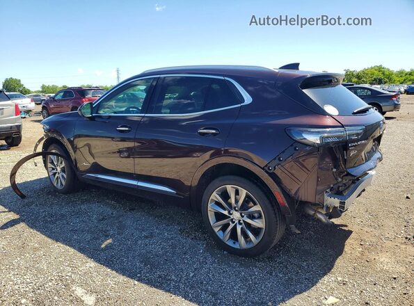 LRBFZSR46MD138379 2021 BUICK ENVISION Burgundy Rear left