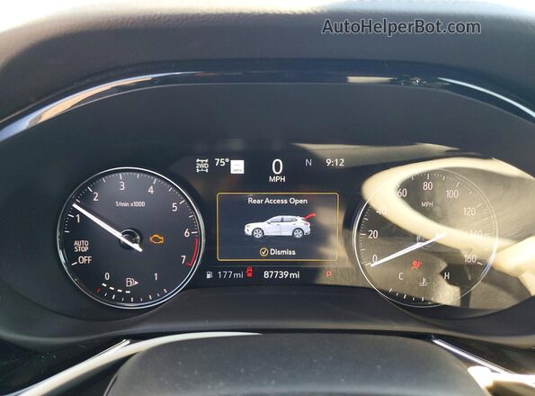 LRBFZSR46MD138379 2021 BUICK ENVISION Burgundy Instrument cluster view