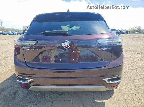 LRBFZSR47MD099656 2021 BUICK ENVISION Purple Widok z tyłu