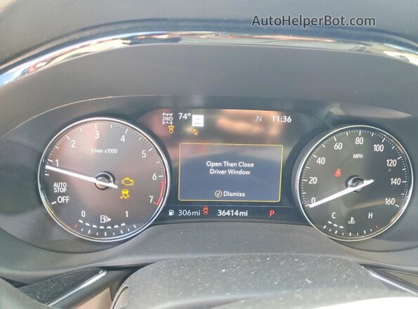 LRBFZSR49PD083091 2023 BUICK ENVISION Blue Widok zestawu wskaźników