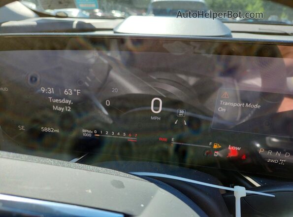 LRBFZSR4XTD020592 2026 BUICK ENVISION Blue Vista del cuadro de instrumentos