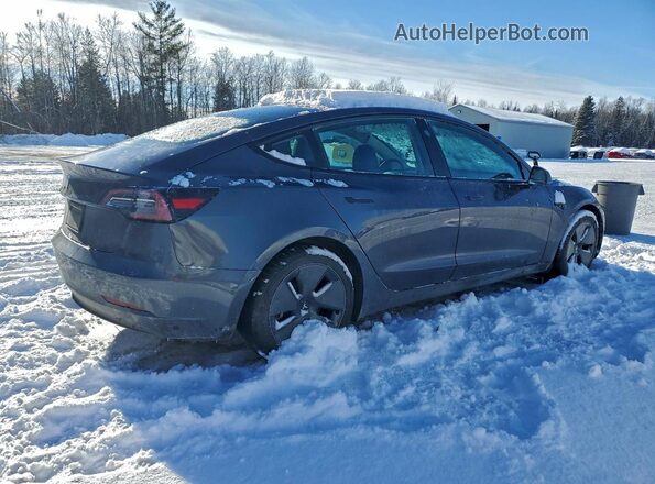 LRW3E1FA2PC891743 2023 TESLA MODEL Серый Задняя правая четверть