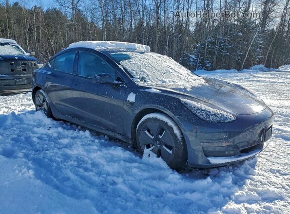 LRW3E1FA2PC891743 2023 TESLA MODEL Серый Передняя правая четверть