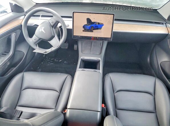 LRW3E1FA2PC891743 2023 TESLA MODEL Серый Вид панели приборов