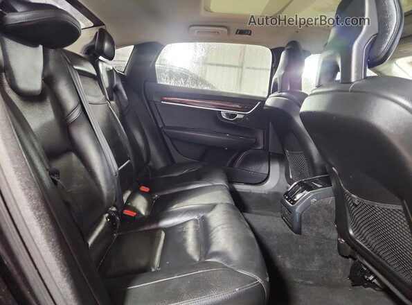 LVY982MKXJP030342 2018 VOLVO S90 Black Вид задніх сидінь