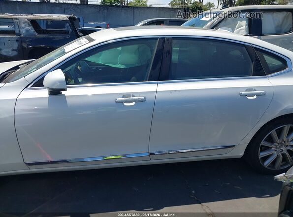 LVY992ML8JP038607 2018 VOLVO S90 White Rear interior view