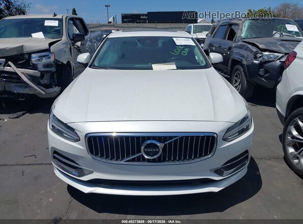 LVY992ML8JP038607 2018 VOLVO S90 White Dashboard view