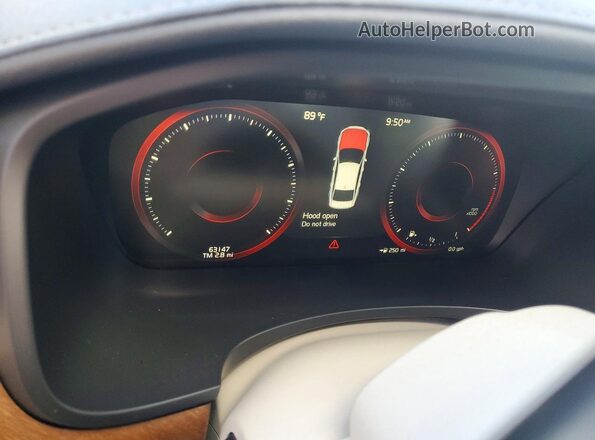 LVY992MLXJP036227 2018 VOLVO S90 Серый Вид щитка приборов