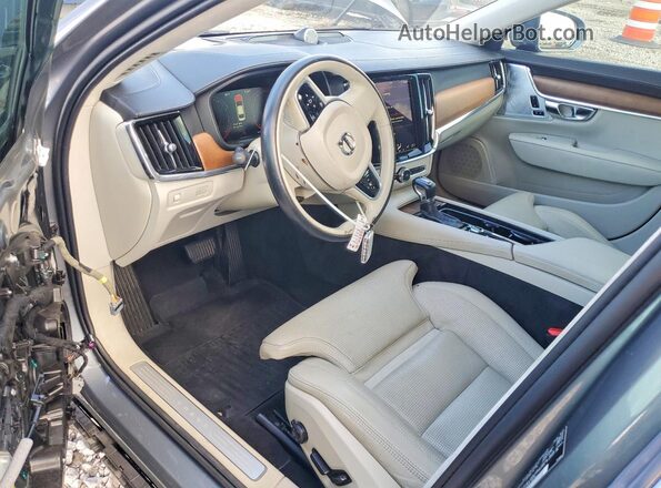LVY992MLXJP036227 2018 VOLVO S90 Серый Вид панели приборов