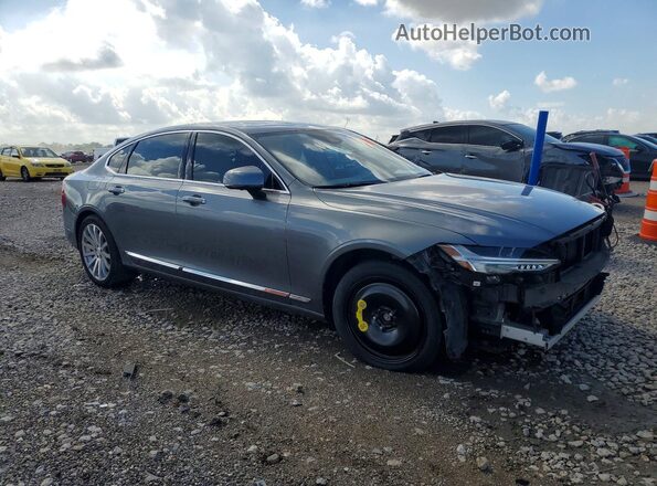 LVY992MLXJP036227 2018 VOLVO S90 Серый Передняя правая четверть