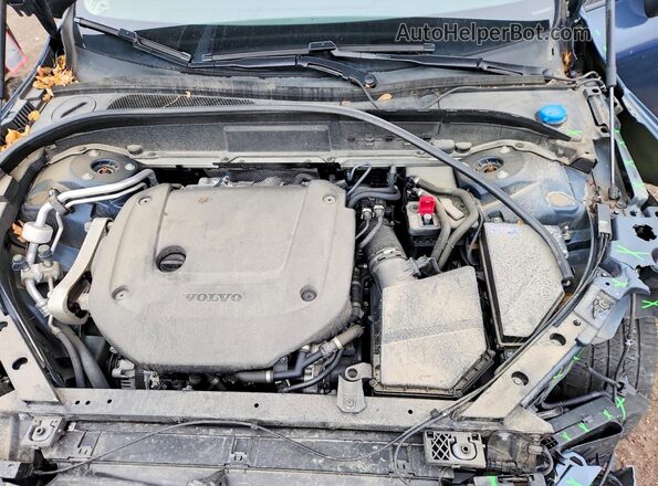 LYV062RW7PB313657 2023 VOLVO XC60 Blue Vista del compartimento del motor
