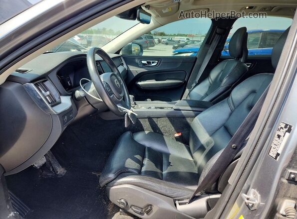 LYV102RK7KB195864 2019 VOLVO XC60 Gray Widok wnętrza z przodu