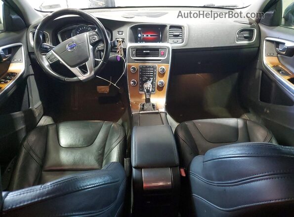 LYV402FM0GB097043 2016 VOLVO S60 Gray Widok deski rozdzielczej