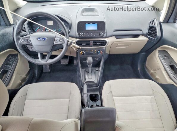 MAJ3P1RE1JC160200 2018 FORD ECOSPORT Gray Vista del salpicadero