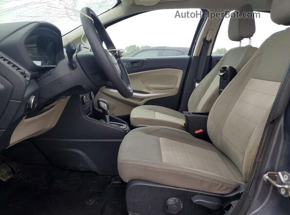 MAJ3P1RE1JC160200 2018 FORD ECOSPORT Gray Vista interior delantera