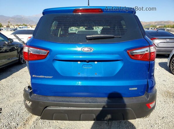 MAJ3P1RE3JC214662 2018 FORD ECOSPORT Blue Vista trasera