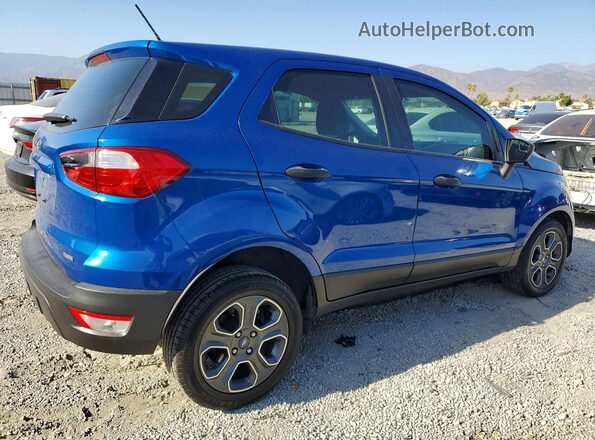 MAJ3P1RE3JC214662 2018 FORD ECOSPORT Blue Trasero derecho
