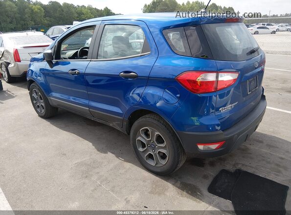 MAJ3P1RE4JC217375 2018 FORD ECOSPORT Blue Rear left