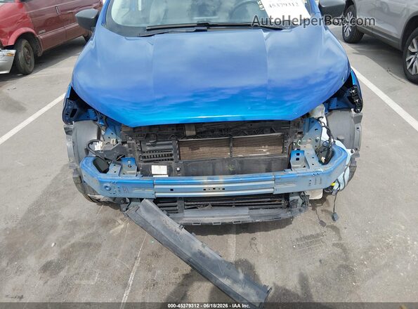 MAJ3P1RE4JC217375 2018 FORD ECOSPORT Blue Front view