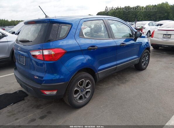 MAJ3P1RE4JC217375 2018 FORD ECOSPORT Blue Rear right
