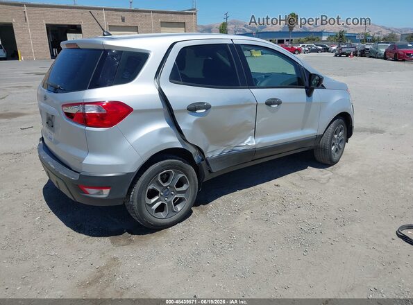 MAJ3P1RE7JC183481 2018 FORD ECOSPORT Silver Tył prawy