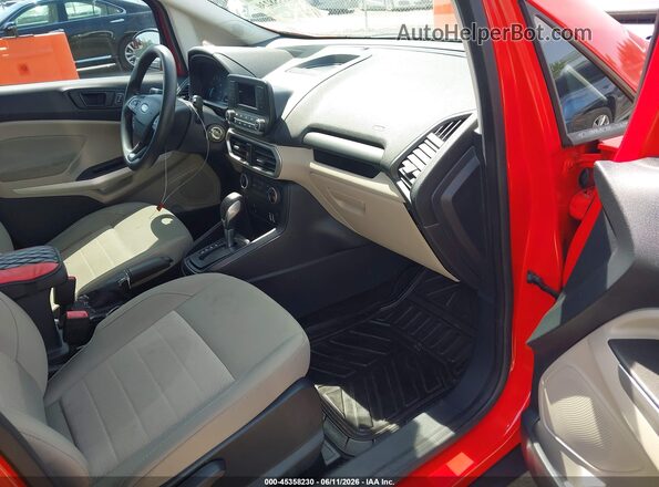 MAJ3P1RE8JC234454 2018 FORD ECOSPORT Red 