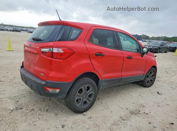 MAJ3P1RE9JC193557 2018 FORD ECOSPORT Red Rear right