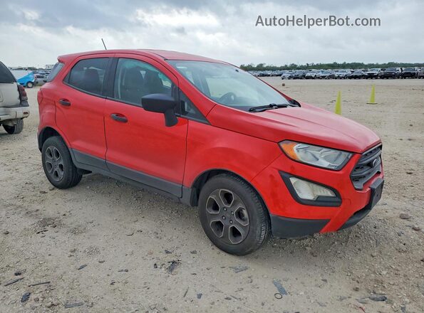 MAJ3P1RE9JC193557 2018 FORD ECOSPORT Red Front right