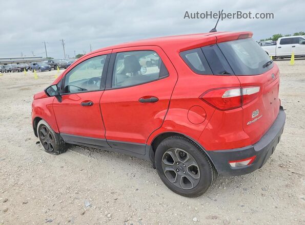 MAJ3P1RE9JC193557 2018 FORD ECOSPORT Red Rear left