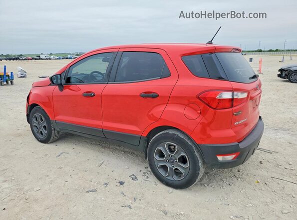 MAJ3P1RE9JC242109 2018 FORD ECOSPORT Red Tył lewy