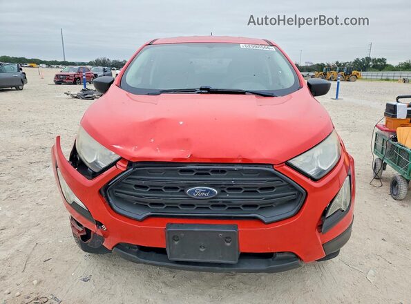 MAJ3P1RE9JC242109 2018 FORD ECOSPORT Red Widok z przodu
