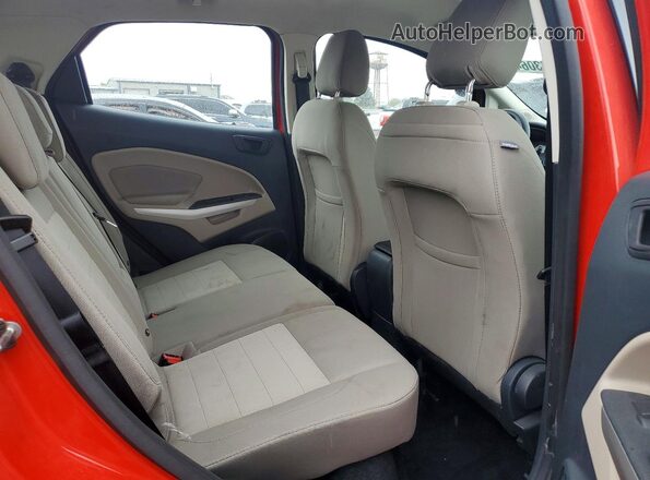 MAJ3P1REXJC206137 2018 FORD ECOSPORT Красный Вид задних сидений