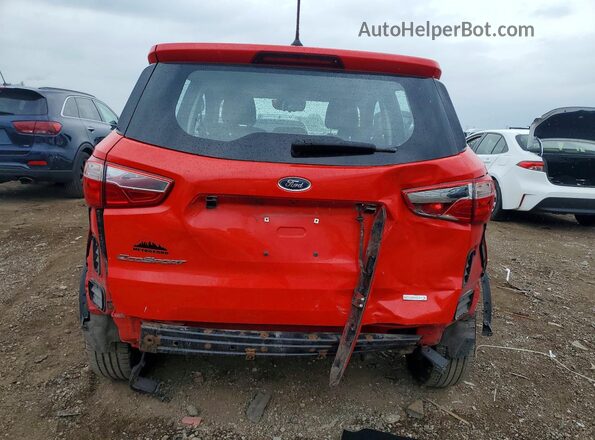 MAJ3P1REXJC206137 2018 FORD ECOSPORT Красный Вид сзади