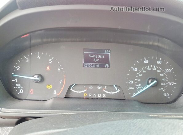 MAJ3P1REXJC206137 2018 FORD ECOSPORT Красный Вид щитка приборов