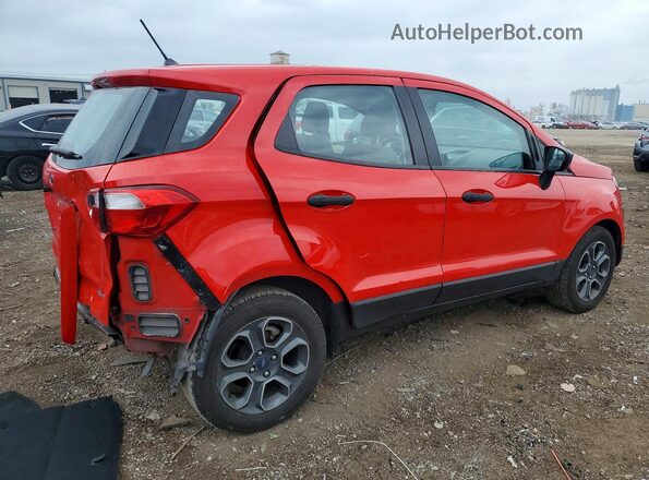 MAJ3P1REXJC206137 2018 FORD ECOSPORT Красный Задняя правая четверть