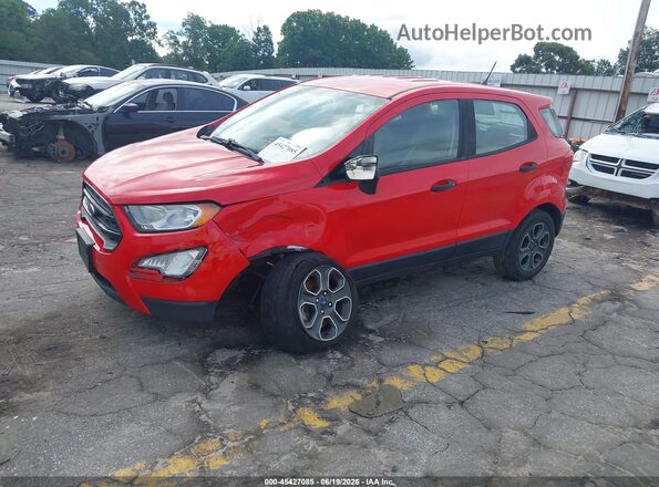MAJ3P1REXJC232396 2018 FORD ECOSPORT Red Front left