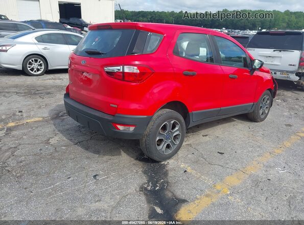 MAJ3P1REXJC232396 2018 FORD ECOSPORT Red Rear right