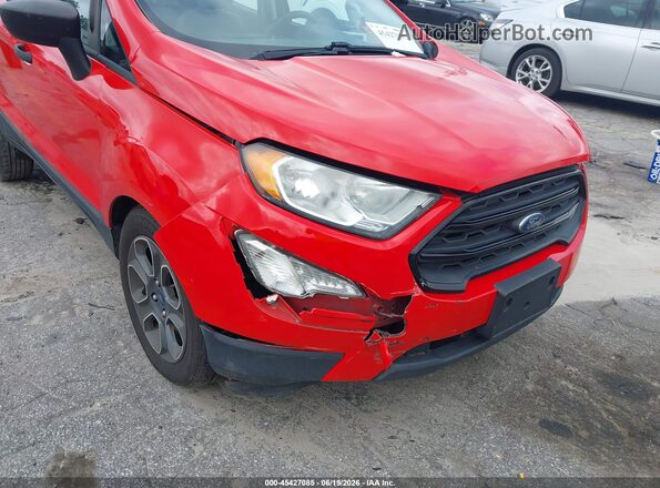 MAJ3P1REXJC232396 2018 FORD ECOSPORT Red Front view