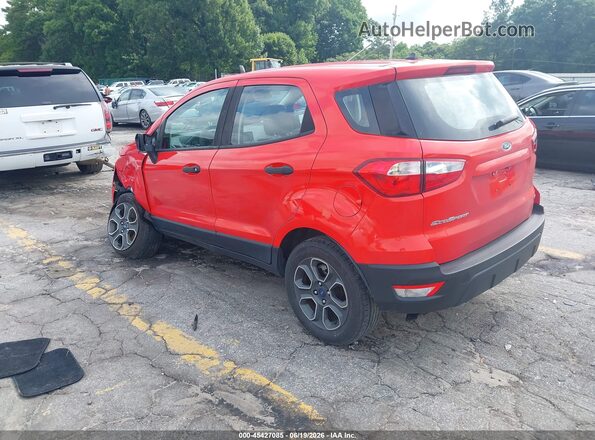 MAJ3P1REXJC232396 2018 FORD ECOSPORT Red Rear left