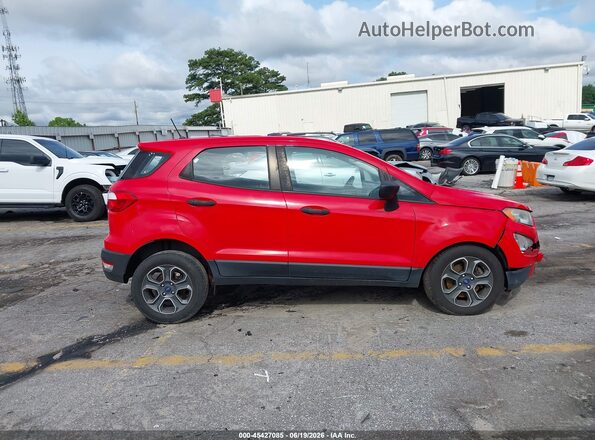 MAJ3P1REXJC232396 2018 FORD ECOSPORT Red Rear interior view